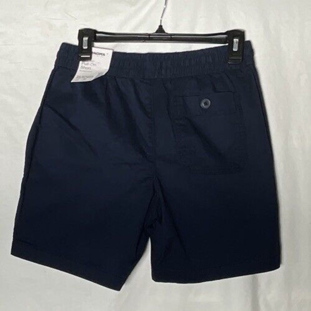 New‎ Sonoma Good For Life Cotton 7" Shorts Pull-on Mens Blue Size XS - Picture 3 of 5